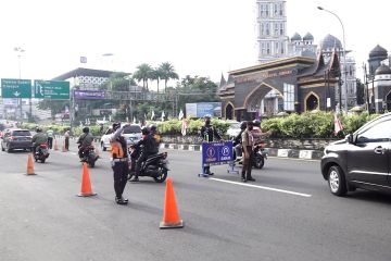 H-2 Lebaran, Polres Bogor berlakukan Gage di Simpang Gadog
