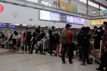 Arus mudik di Bandara Minangkabau meningkat sepekan jelang lebaran