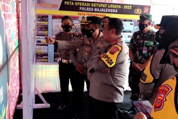 Kapolda Jabar cek jalur mudik wilayah tengah Majalengka