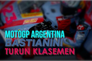 Kurang maksimal motoGP Argentina, Bastianini turun klasemen