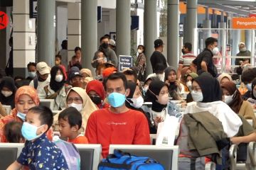 Lebih dari 11 ribu pemudik berangkat dari Stasiun Pasar Senen Jakarta