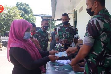 Kodim Aceh Barat mulai salurkan bantuan tunai