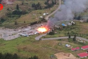 Mes karyawan PT MTT di Puncak Papua dibakar