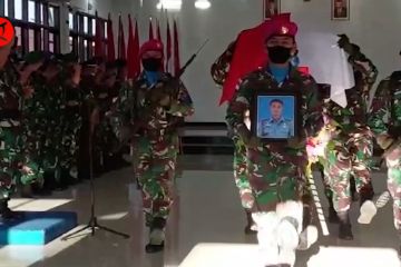 Pelepasan jenazah prajurit marinir korban KST di Nduga Papua