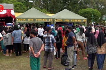 Korem 102/Pjg Palangka Raya adakan bazar jelang Idul Fitri 2022