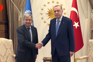 Sekjen PBB bertemu presiden Turki di Ankara