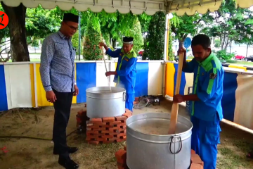 Seribu porsi kanji rumbi gratis untuk masyarakat Lhokseumawe