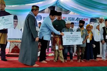 Erick Thohir santuni 500 anak yatim di Bangka Belitung