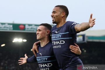 Manchester City kembali raih puncak klasemen usai bungkam Leeds United 4-0