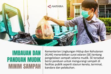 Imbauan dan panduan mudik minim sampah