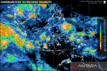 BMKG prakirakan mayoritas wilayah Indonesia hujan berintensitas ringan