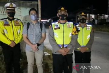 Kapolres Langkat pantau lalu lintas di perbatasan Sumut-Aceh