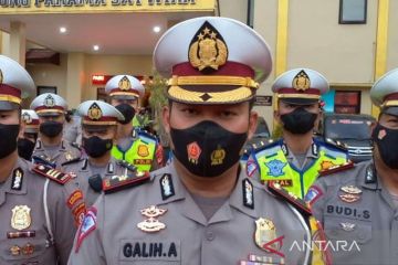 Polresta Bogor Kota mengawasi konvoi tarbiran di jalan
