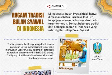 Ragam tradisi bulan syawal di Indonesia