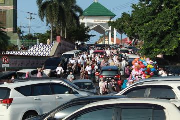 Masjid Al-Furqon Bandarlampung dipadati jamaah Shalat Idul Fitri