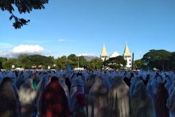 Ribuan umat Islam Shalat Idul Fitri 1443 H di Kabupaten Sikka