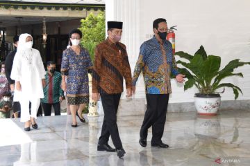 Presiden Jokowi bersilaturahmi ke Sri Sultan Hamengku Buwono X