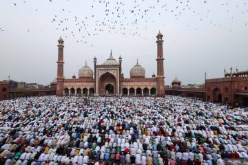 Shalat Idul Fitri di India