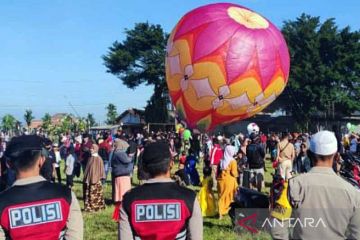 Polres Wonosobo mengamankan festival balon udara