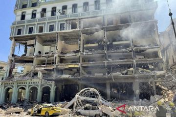 Kebocoran gas picu ledakan di sebuah hotel di Kuba, 22 orang tewas