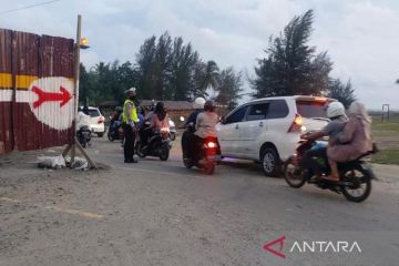 Polres Aceh Barat menempatkan ratusan personel amankan arus balik