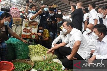 Ekonom sebut lonjakan harga pangan Lebaran 2022 berhasil diredam