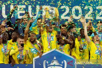 Penantian 22 tahun terbayar, Nantes akhirnya juara Piala Prancis