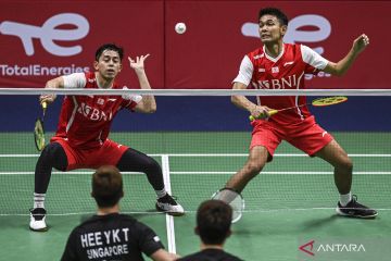 Piala Thomas 2022 : Indonesia vs Singapura