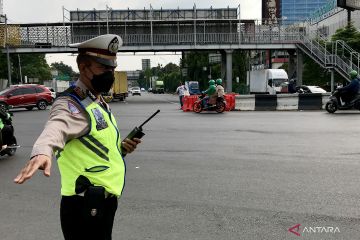Volume kendaraan menuju Jakarta dari Bekasi turun