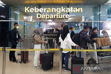 Arus balik di Bandara Sultan Thaha Jambi masih ramai