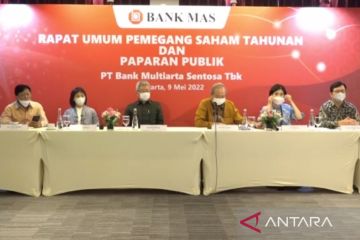 Bank MAS raup laba bersih Rp213 miliar sepanjang 2021