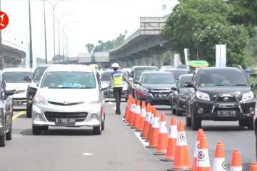 10 ribu kendaraan per jam memasuki Jakarta pada H+2 Lebaran