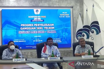 Kerusakan jaringan laut Merauke-Timika sedang ditangani