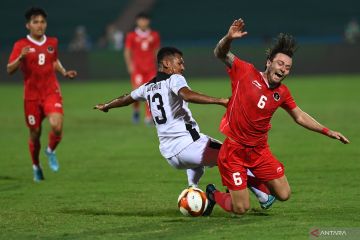 Dua gol Witan antar Indonesia tundukkan Timor Leste 4-1