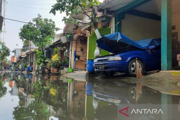 Banjir rendam puluhan rumah di Bukit Tiara Cikupa Kabupaten Tangerang