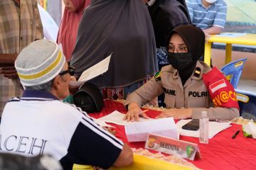 Polda Aceh: Vaksinasi dosis satu capai 100,05 persen