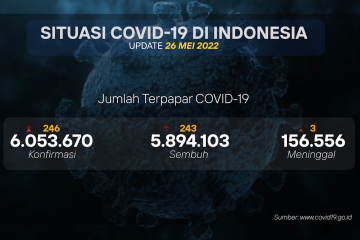 12 provinsi nihil penambahan kasus positif COVID-19