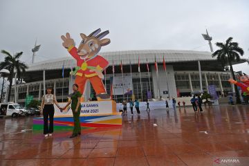 Hanoi diguyur hujan lebat jelang pembukaan SEA Games