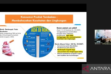 Lentera Anak: Selain bahaya kesehatan rokok berdampak bagi lingkungan