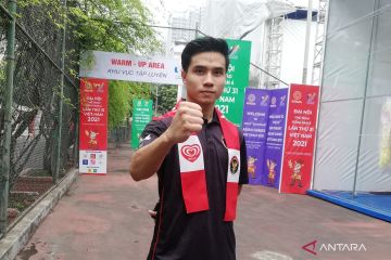 Atlet wushu Naro Siregar ingin main lebih tenang