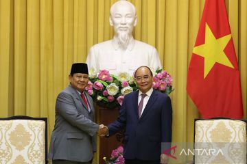 Prabowo bertemu Presiden Vietnam jajaki kerja sama industri pertahanan