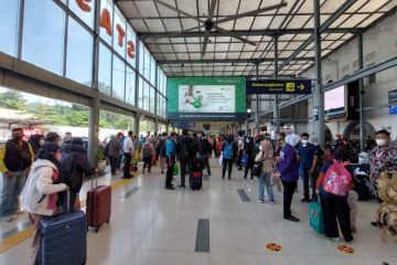 Stasiun Gambir dan Pasar Senen layani 651 ribu penumpang masa Lebaran