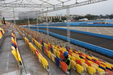 Progres pembangunan Jakarta International E-Prix Circuit