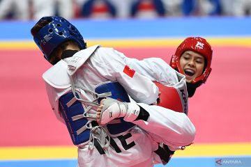 Taekwondoin muda Gorontalo akui tak fokus saat raih perak SEA Games