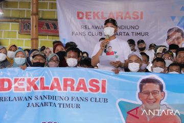 Komunitas nilai Sandiaga peduli terhadap ekonomi kerakyatan