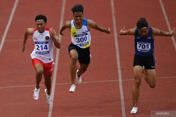 Sprinter Indonesia Zohri gagal raih medali