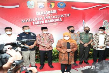 Gubernur Jatim dukung deklarasi Madura produktif tanpa narkoba