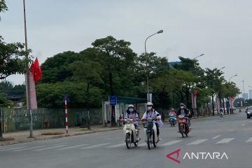 Catatan SEA Games Vietnam - Motor bebek "jadul" eksis di Hanoi