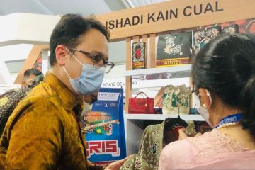 Berbatik cual, Wamendag kunjungi pameran UKM Bangka Belitung