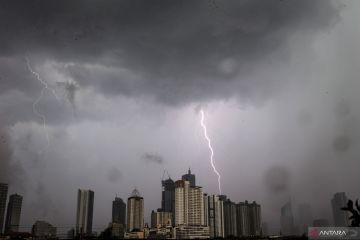 BMKG prakirakan wilayah Jakarta diguyur hujan pada malam hari